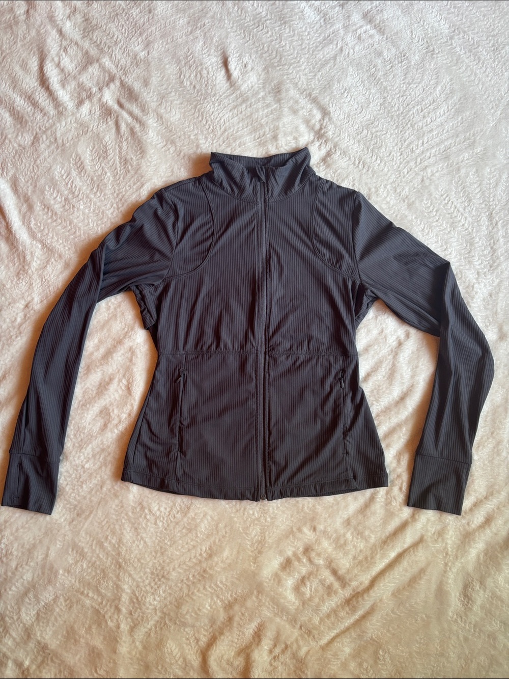 Dark Gray Women's Lightweight Full-Zip Jacket